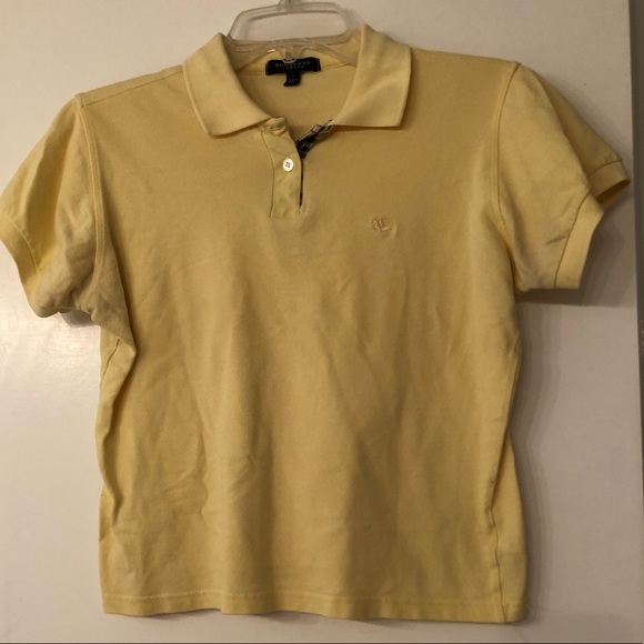 burberry yellow polo shirt